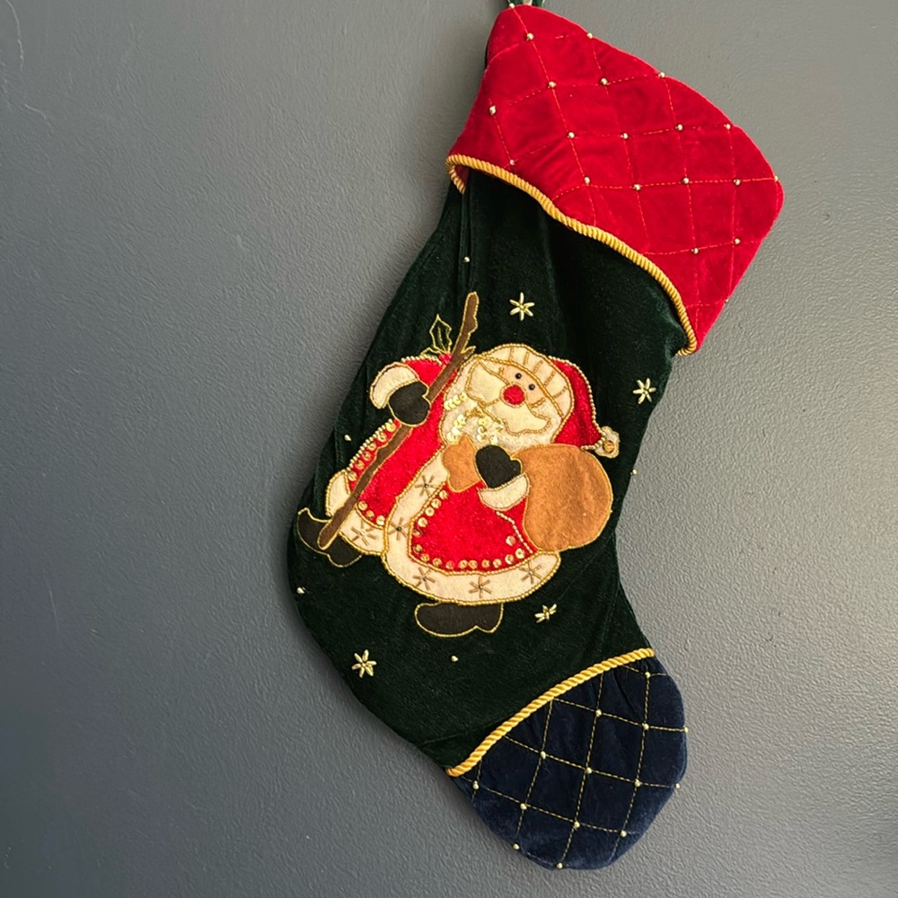 Pre loved Santa stocking